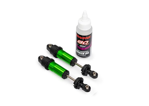 Traxxas 10961-GRN Green Aluminum GT-Maxx Front Shocks (2)