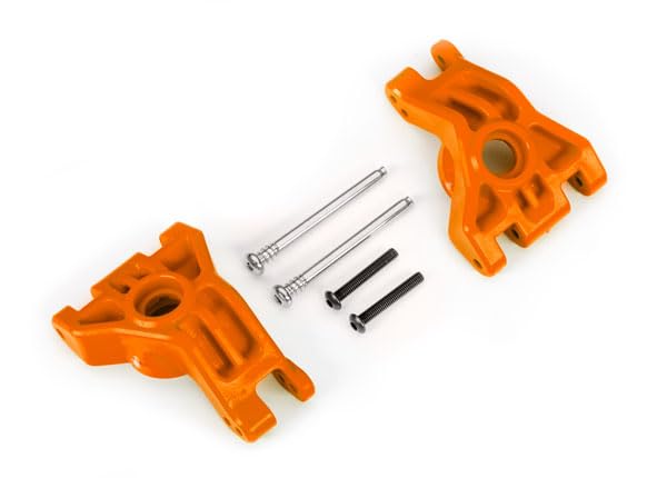 Traxxas 9050T Carriers, Stub Axle, Rear, Extreme Heavy Duty, Orange (Left & Right