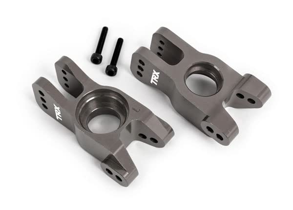 Traxxas 9552A Stub Axle Carriers, Dark Titanium-Anodized (Left and Right)