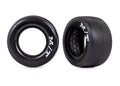 Traxxas 9471R Mickey Thompson ET Drag Slicks Rear Tires Sticky (2) Drag Slash