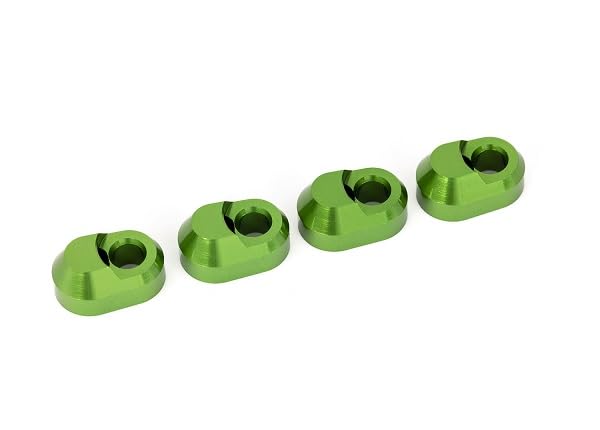 Traxxas 7743-GRN Suspension Pin Retainer Aluminum, Green (4)