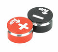 1UP Racing 190430 LowPro Bullet Plug Grips, Black/Red