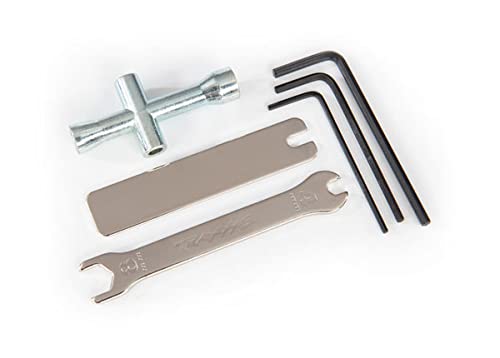 Traxxas 2748R Tool Set 1.5mm, 2.00mm, 2.5mm Hex Wrench, 4-Way,8mm &4mm Wrenches