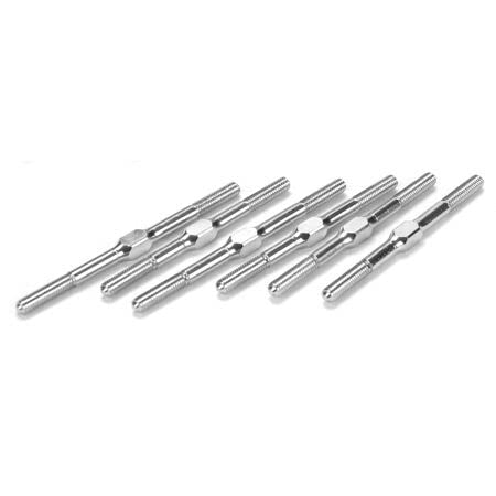 Losi LOSB4003 Front/Rear Steering Turnbuckle Set (6): 10-T