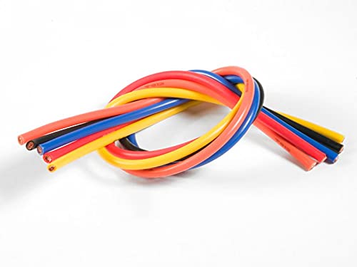 TQ Wire 1305 13 Gauge Super Flexible Wire- 1' ea. Black, Red, Blue,
