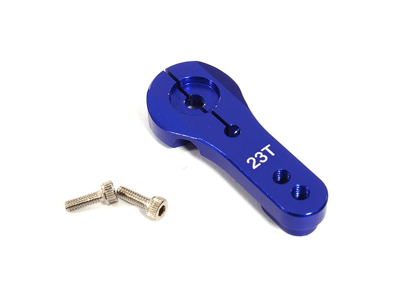 Integy C22942BL Servo Horn 23T, Blue: KO, JR Servo