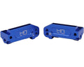Hot Racing TE1906 Blue Aluminum Multi Mount Caster Blocks