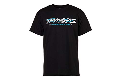Traxxas 1373-S Black T-Shirt Sliced Logo, Small