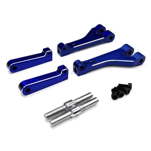 RD Logics SVG-050B Aluminum HD Adjustable Upper A-Arms, Blue (2): HPI Savage X