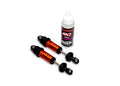Traxxas 10961-ORNG Orange Aluminum GT-Maxx Front Shocks (2)