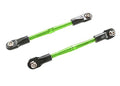 Traxxas 3139G Turnbuckles, Green Aluminum Turnbuckle Toe Links(2) 59mm: Rustler & Slash 2wd