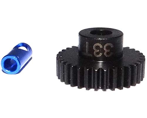 Hot Racing NSG33M06 33t Steel Mod 0.6 Pinion Gear 5mm