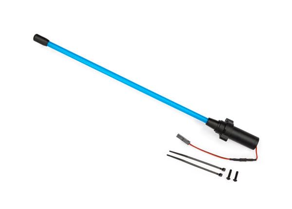 Traxxas 10992-BLUE LED Whip Light w/ Flex-Tech Mount, Blue: Funco