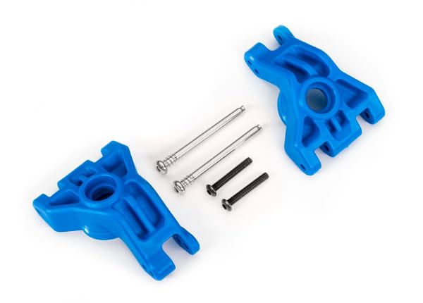 Traxxas 9050X Carriers, Stub Axle, Rear, Extreme Heavy Duty, Blue (Left & Right)