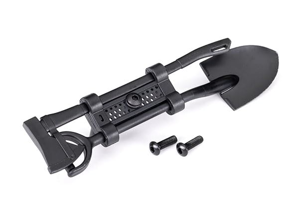 Traxxas 8122-BLK Shovel/Axe/Accessory Mount, Black