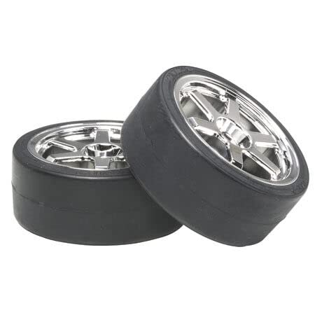 Tamiya 53960 Tires/Wheels (2): Drift Type D, 26mm