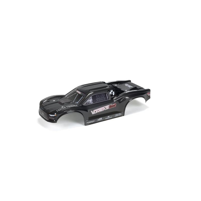Arrma 402348 Vorteks 4X2 Painted Decaled Trimmed Body, Gunmetal