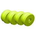 AKA 24001Y 1/8 Buggy Wheels (4) 17mm 17-mm Yellow