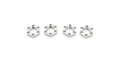Kyosho EF244S LW Wheel Nut (Silver/4pcs/ Fantom EP)