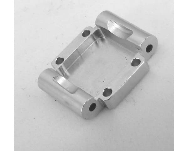 Hot Racing MCT1008 Silver Aluminum Rear Arm Mount -2deg Losi 1/36 Micro