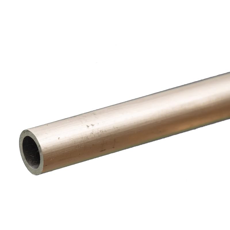 K & S Metals 83063 Round Aluminum Tube: 3/8" OD x 0.049" Wall x 12" Long
