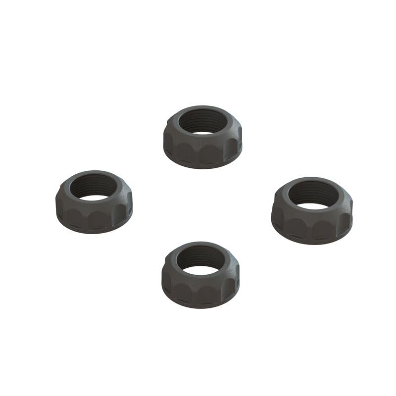 Arrma ARA330828 Shock Cap (4): 4X4 - Black