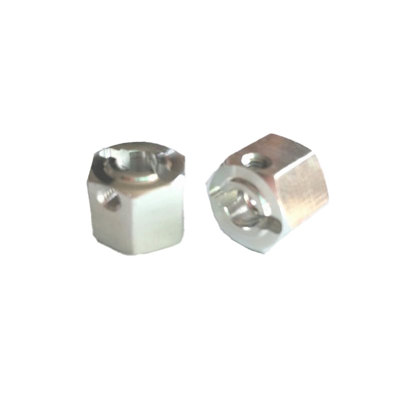 Team KNK 12X10ALU (2) 12mm x 10mm wide Aluminum Hexes with Hardware