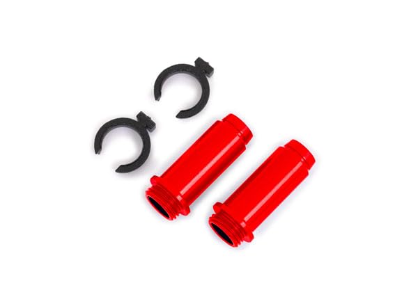 Traxxas 9763-RED GTM Shock Body, 6061-T6 Aluminum (Red Anodized)