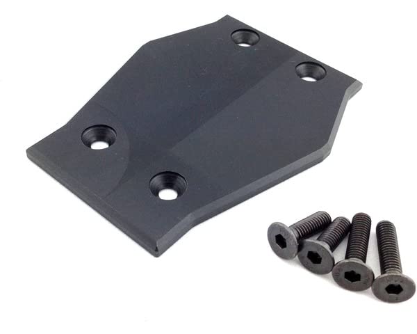 Hot Racing FVE03DF Black Delrin Front Skid Plate: Five Mini Wrc