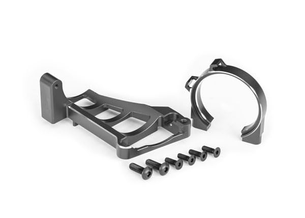 Traxxas 10261-GRAY Aluminum Front and Rear Motor Mounts, Gray: Maxx