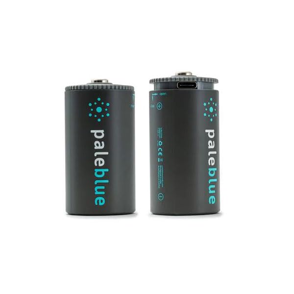 Pale Blue Earth PBDC Pale Blue Lithium Ion Rechargeable D Batteries 2pk