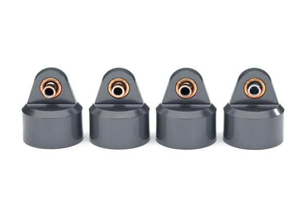 Traxxas 8964-GRAY Shock Cap Aluminum GT-Maxx, Gray