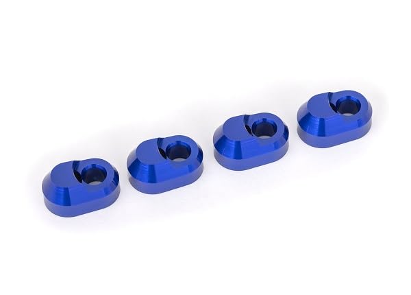 Traxxas 7743-BLUE Suspension Pin Retainer Aluminum, Blue (4)