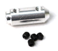 Rage R/C B1233 Brushless Motor Coupler: Black Marlin Brushless