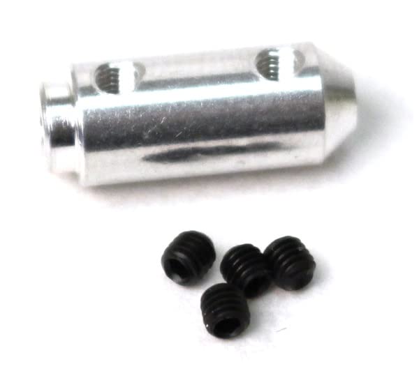 Rage R/C B1233 Brushless Motor Coupler: Black Marlin Brushless