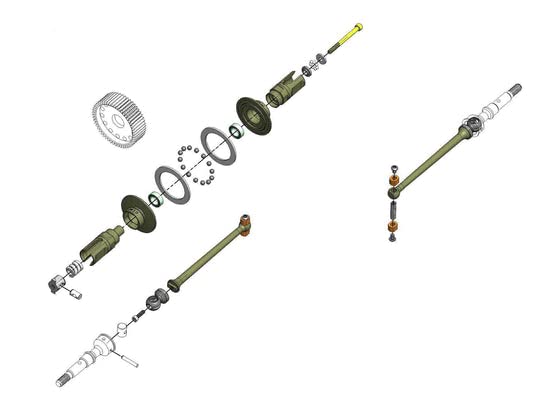 MIP 18200 Pucks, 17.5 Drive System, TE B6.1D