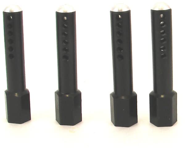 Hot Racing SCP20101 Black Alum. Heavy Duty Body Posts