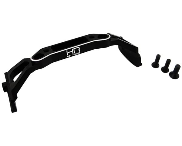 Hot Racing SCXT126M01 Aluminum Battery Box Mount Chassis Brace Blk
