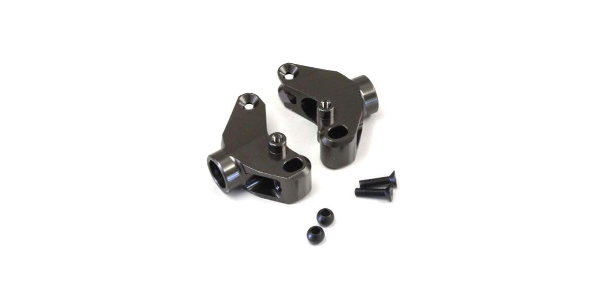Kyosho OTW117GMB Aluminum Rear Hub Carrier, Gunmetal, Optima