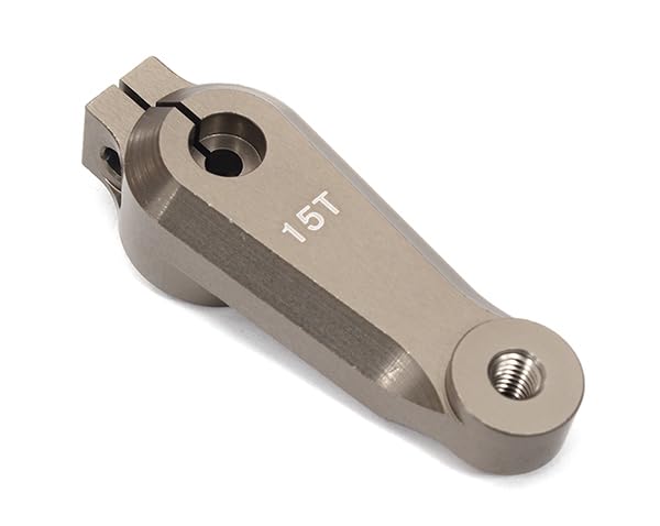 Integy C32414GREY Billet Machined 15T Steering Servo Arm: SCX6