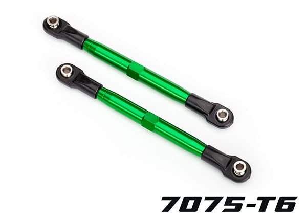 Traxxas 6742G Toe Links (Green Anodized, 7075-T6 Aluminum, 87mm) (2)