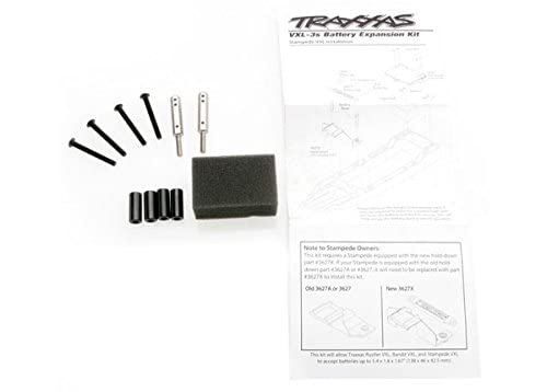 Traxxas 3725X Battery Expansion Kit: 1/10 Rustler XL-5 XL5 & VXL