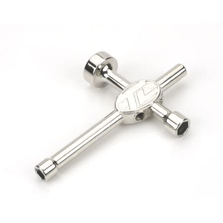 Losi LOSB4603 Steel 4-Way Wrench (17mm,10mm,8mm,1/4"): LST-XXL LST2 Muggy