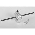 RC4WD ZA0130 1/4S Alum Rear Axle,Quick Change Gears(Skellenger) for RC Cars