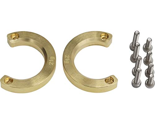 Hot Racing TRXF21HWF Heavy 21g Modular Brass Outer Knuckle Weight For Trxf21he