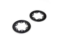 Gmade 70544 1.9 Aluminum Ring Beadlock Ring CL (Black) (2): GOM