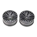 DHK Hobby 8131-015 Front Wheels, Black (2 pcs) - Wolf 2