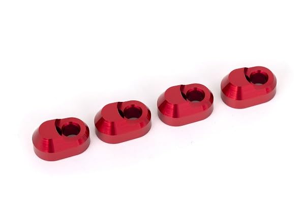 Traxxas 7743-RED Suspension Pin Retainer Aluminum, Red (4)