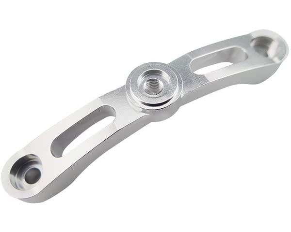Hot Racing RVO12B08 Silver Aluminum Steering Post Mount Revo