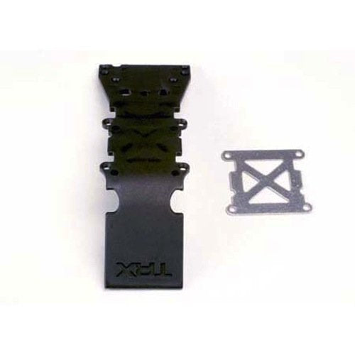 Traxxas 4937 Front Skidplate/Skid-Plate, Black: E-Maxx T-Maxx .15, 2.5 & 3.3